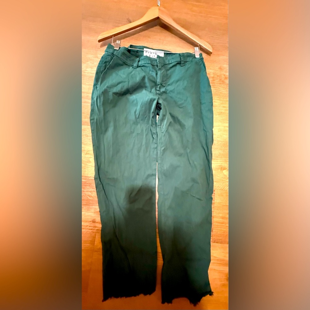 Frank & Eileen Green cropped pants, Size 8